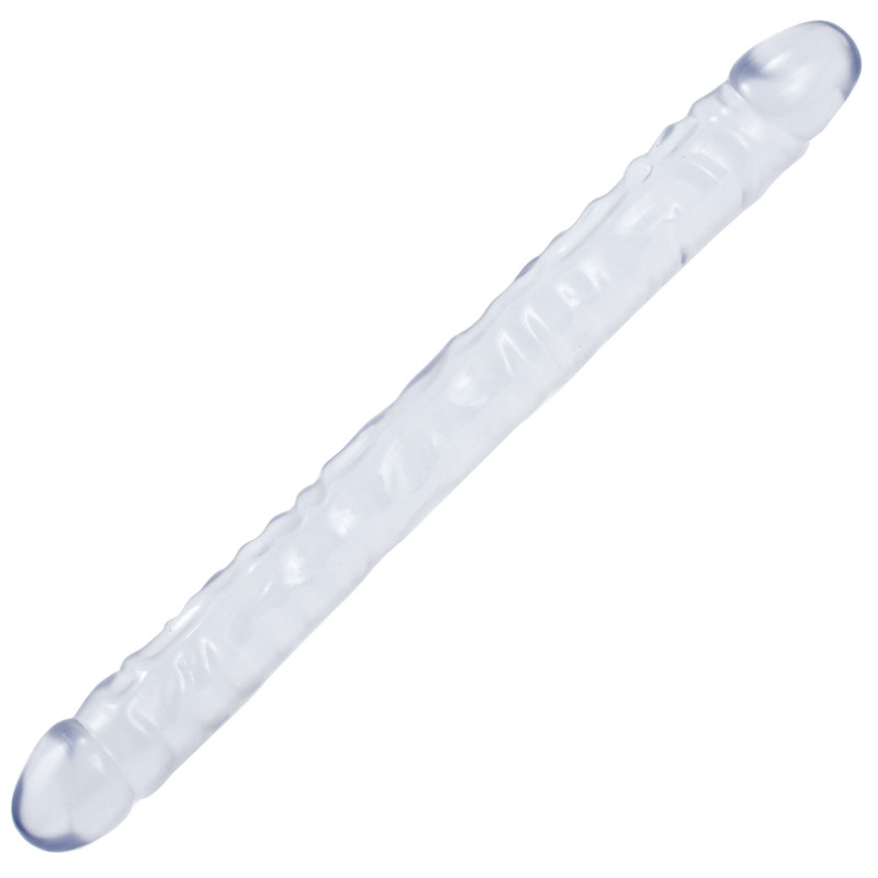 Crystal Jellies Double gode Jelly Clear 44 x 4.3 cm